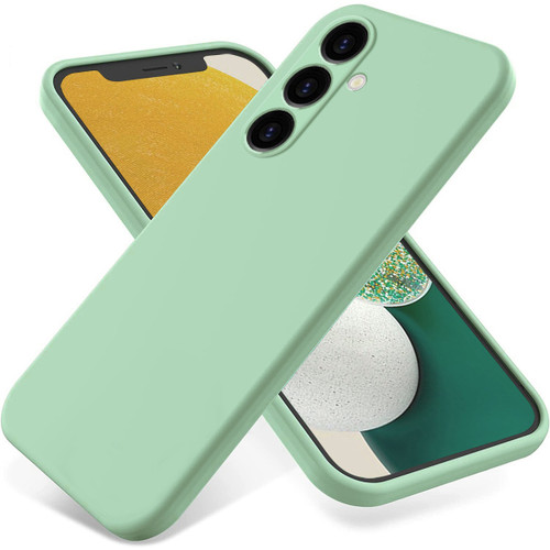 Samsung Galaxy S24 FE Color Liquid Silicone Phone Case - Green